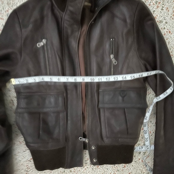 Columbia leather bomber jacket - Picture 12 of 13